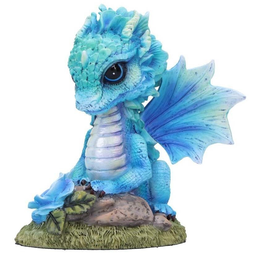 Dragon Blue Poppy Flower Dragon