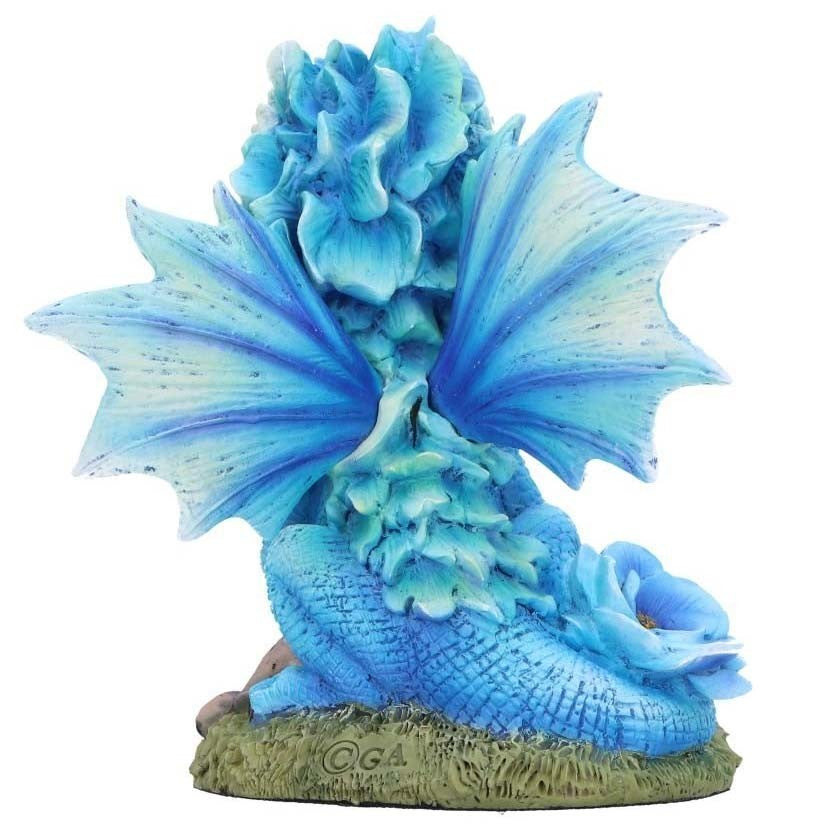 Dragon Blue Poppy Flower Dragon