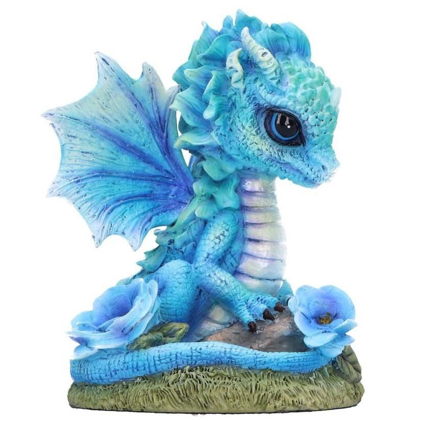 Dragon Blue Poppy Flower Dragon