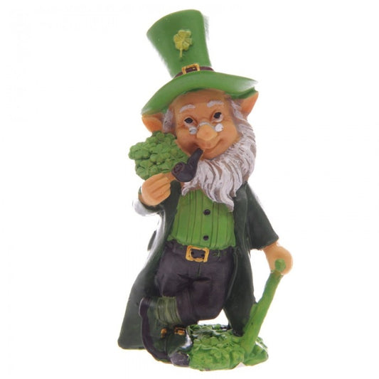 Leprechaun  avec bouquet de trèfles